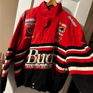 Chase Authentics Red and Black Bud Racing Jacket